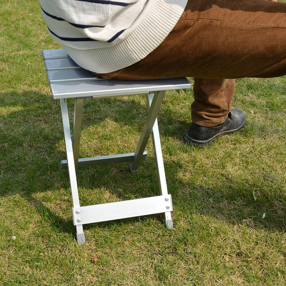 

Складной стул из высокопрочного алюминиевого сплава, портативный, легкий, для кемпинга, походов, рыбалки, пикников и путешествий