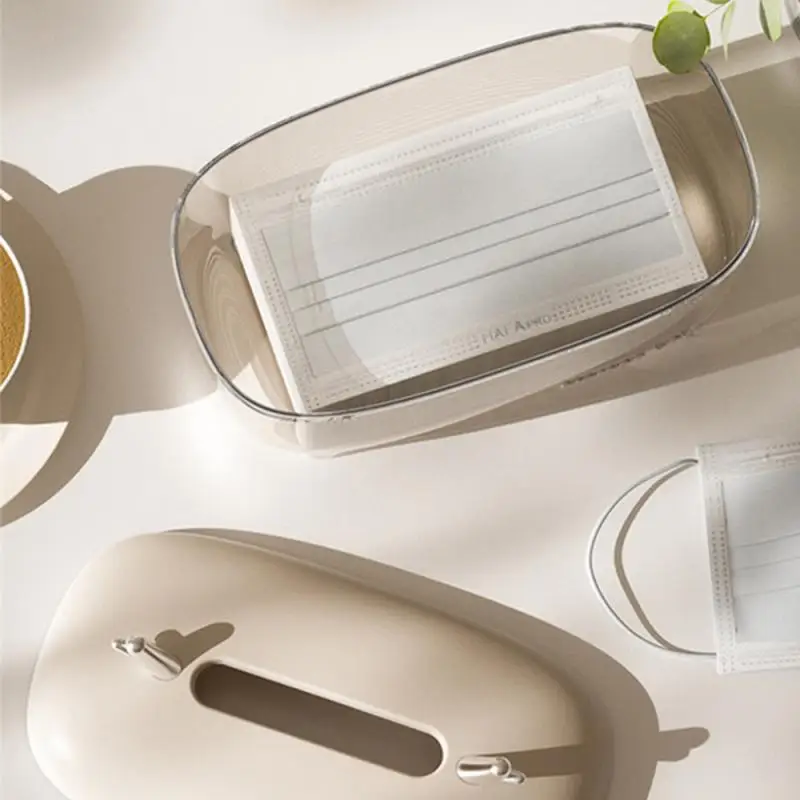 Tissue Box Napkin Holder Multifunctional Sundries Storage Remote Control Storage Desktop Office 11x13x23cm Home Organization