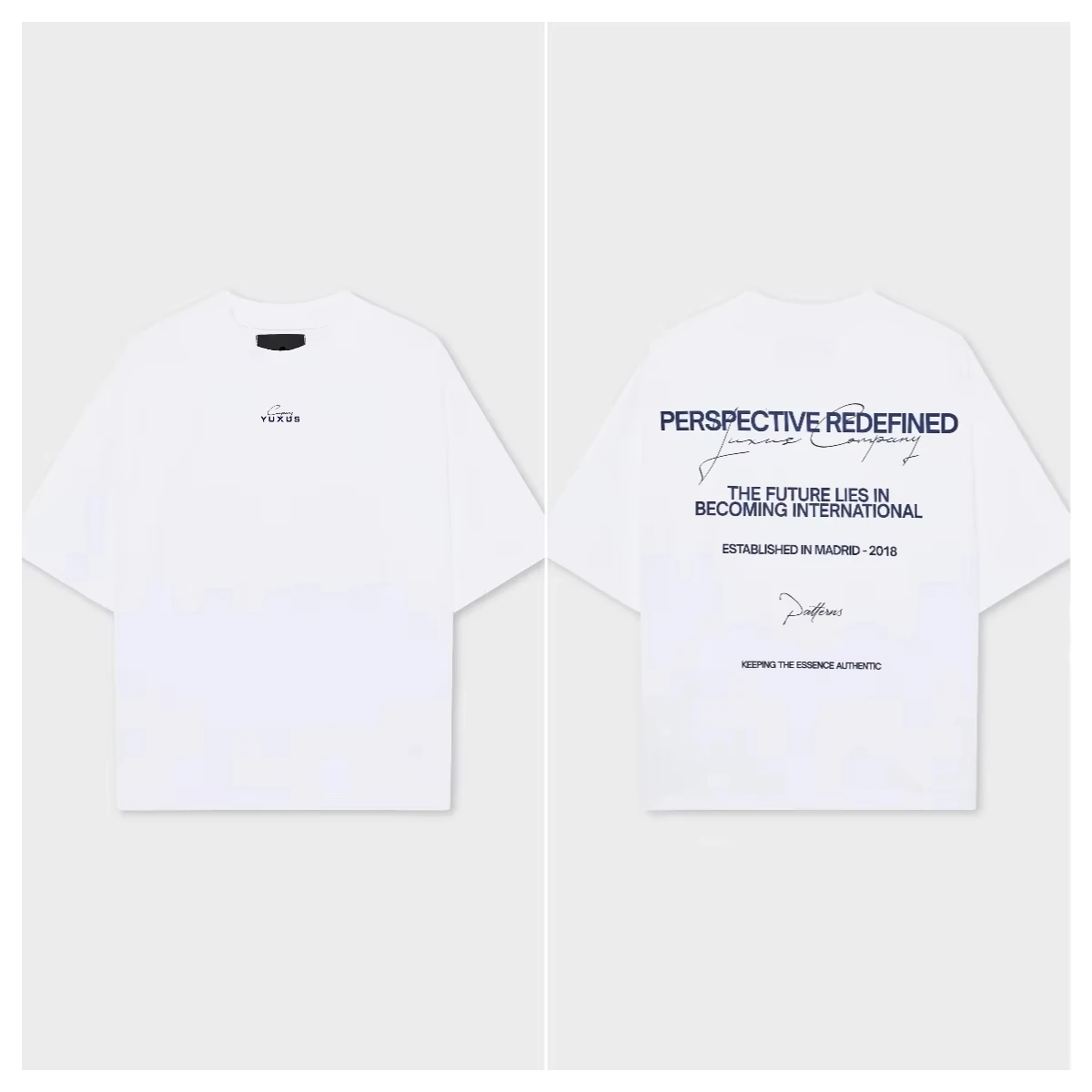 Hochwertige Sport-Streetwear Unisex Trendige Modemarke Sommer Neues Bedrucktes Rundhals-Baumwoll-Kurzarm-Freizeit-T-Shirt – Detail 4