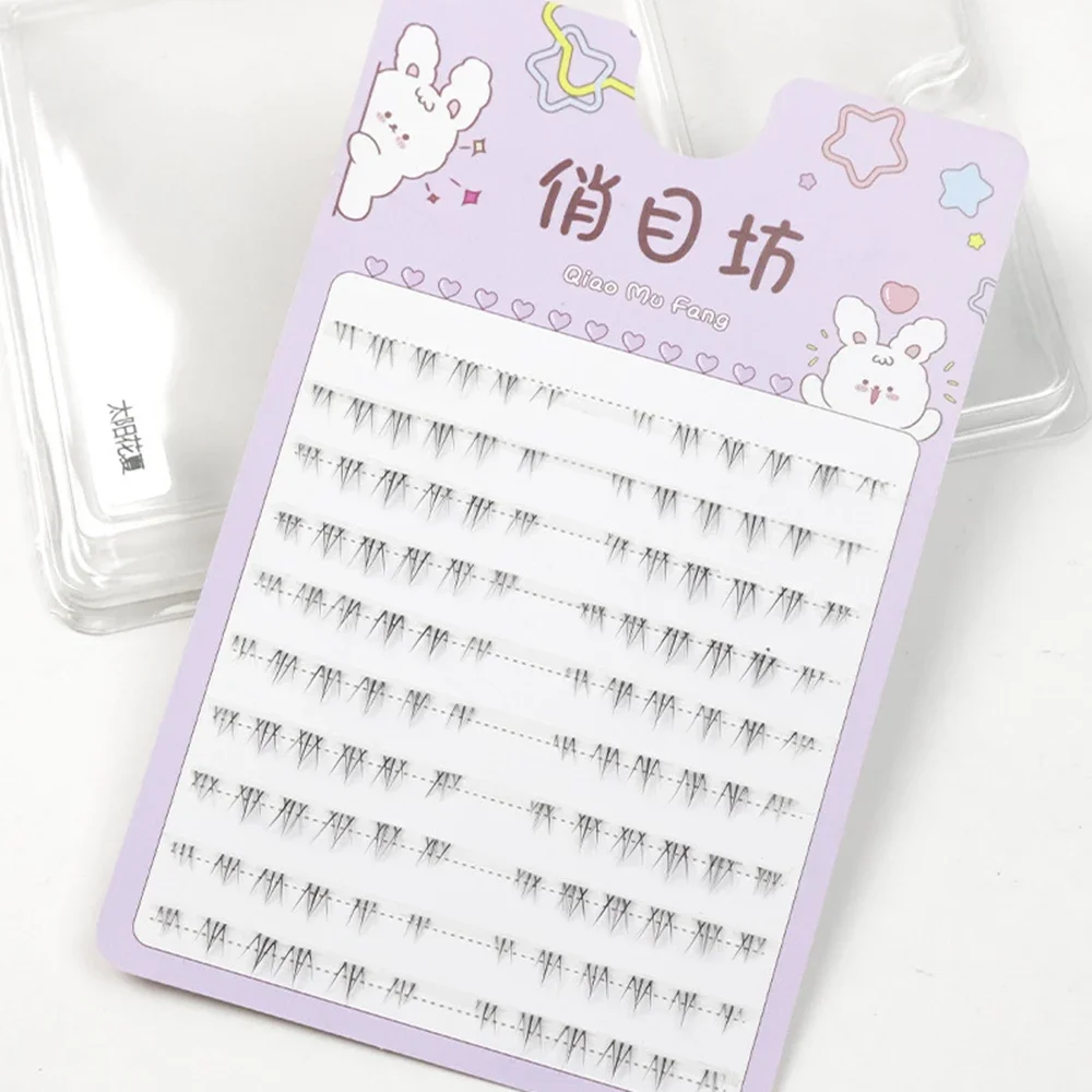 

5-7mm Air Lower Eyelashes Fairy Fake LashesSegmented Natural Under Lashes Manga Bottom Lashes Makeup Eyelash Makeup Tool10 Rows