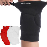 AOLIKES 1 Pair Sports Thickening Knee Pads Football Volleyball Extreme Sports Kneepad Brace Support Dancing Yoga Knee Protector