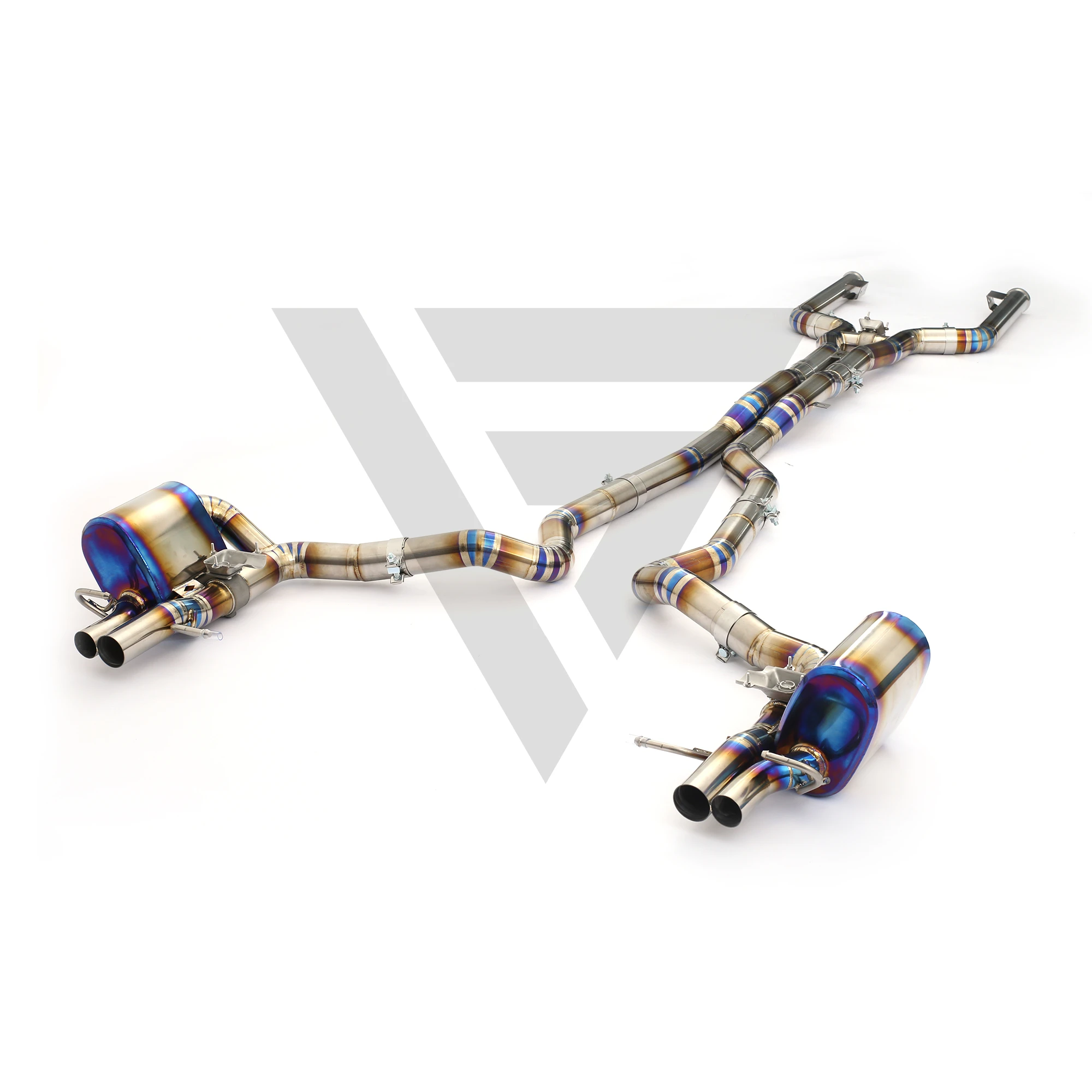 ECCF Titanium Catback Performance Exhaust for Mercedes AMG C63 C63S W205 4.0T - Image 2