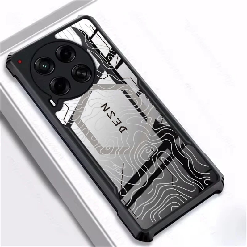 For Tecno Camon 30 4G 5G 20 Pro 4G 5G 20s Pro 18P 17 Pro 16 Pro 16SE 16 Premier Shock Fall Prevention Transparent Case No.29