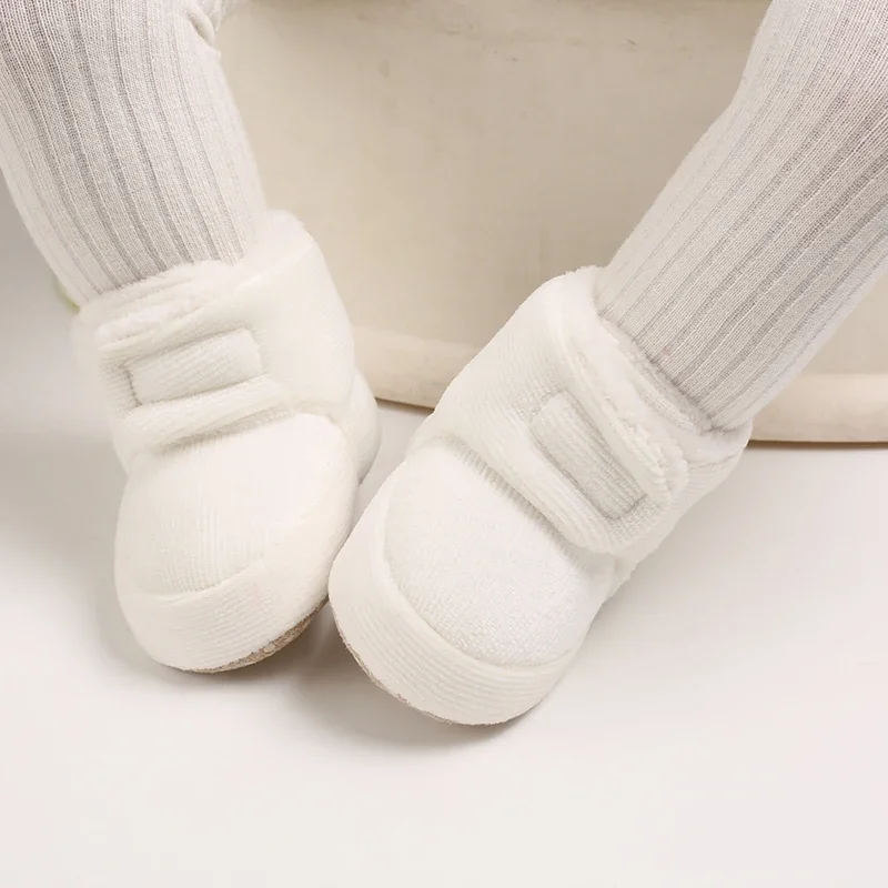 Winter Baby Baumwolle Schuhe Dicke Plüsch Schnee Stiefel Weiche Casual Wanderschuhe für 0-18 Monate Alt Bequeme Kleinkind Schuhe – Detail 24