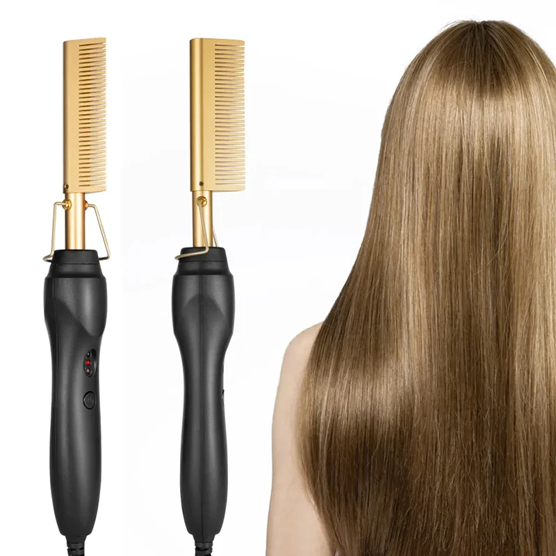 Electric hair straighteners and curling irons - Quick heating - Suitable for both dry and wet use - For household and hotel use