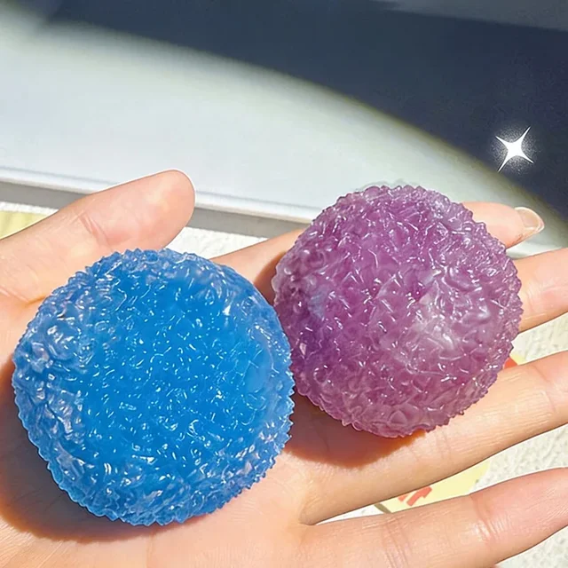 Squishy Ice Noisy Ball Maltose Fidgets Toy blind box Soft Slow-rebound Squeeze Anti-Stress Toy Adults Hand Exercise Gift 6