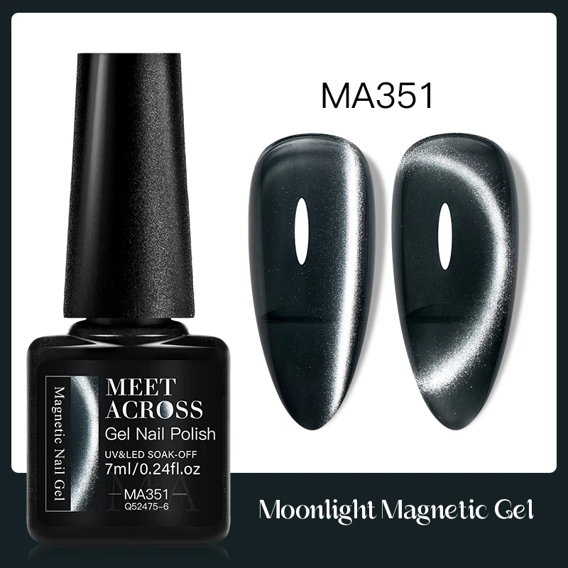 140 Kleuren Kat Magnetische Nagel Gel Polish 7 ml Fonkelende Holografische Galaxy LED UV Losweken Magnetische Gel Polish voor thuis Salon Gebruik - afbeelding 1