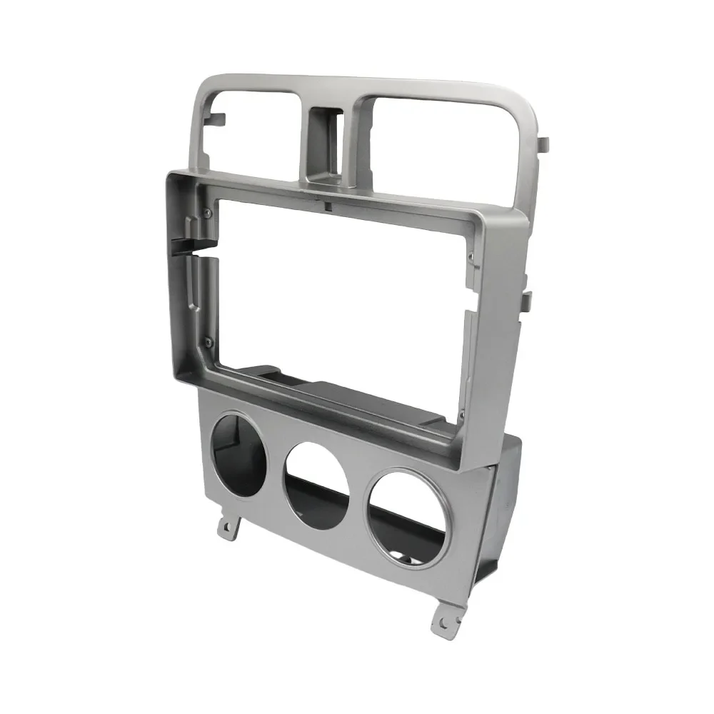 For Subaru Forester 2004-2008 Manual AC 9 Inch Radio Fascia Dash Panel Frame with Wiring Harness Options