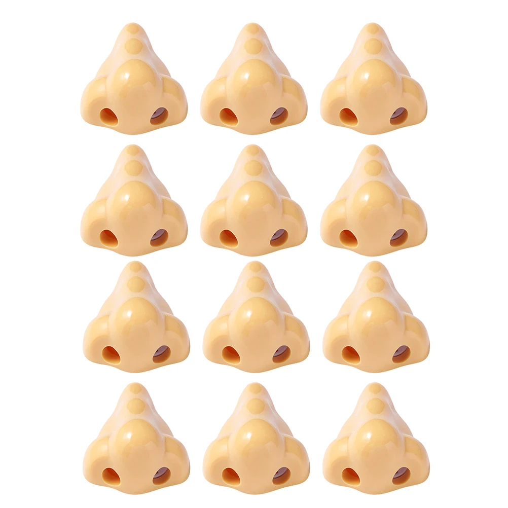 

12pcs Nose Shape Sharpener Kids Pencil Sharpeners Cartoon Handheld Student School Supplies Manual Operation Efficient