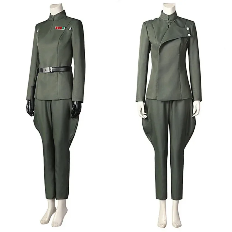 2026 Women Star Imperial Officer Costume Wars Galactic Empire Obi Cosplay Wan Kenobi Military Uniform Outfit With Hat - view 4