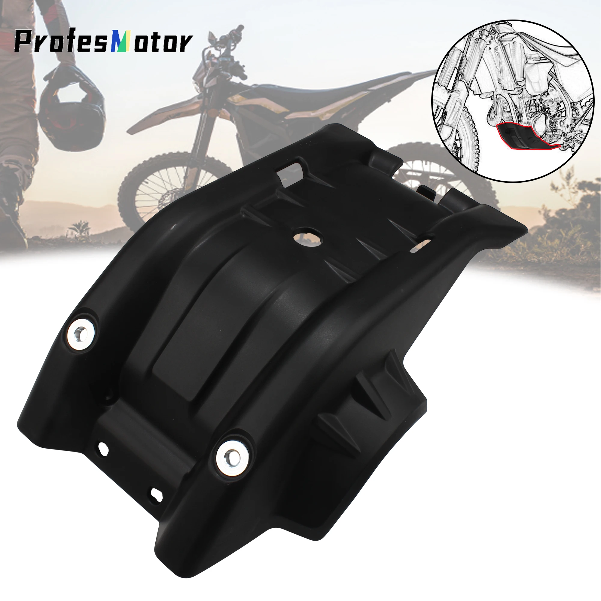 

Motorcycle Chassis Guard Cover Cubrecarter For KTM EXC 250 Husqvarna FE 17-19 Enduro Engine Protection Motocross Accessories