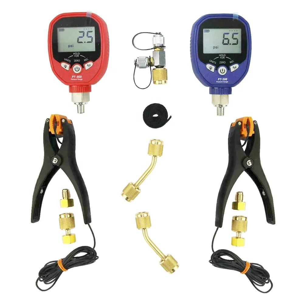 digital pressure thermometer digital vacuum pressure gauge digital vacuum gauge PT-500&PT-800