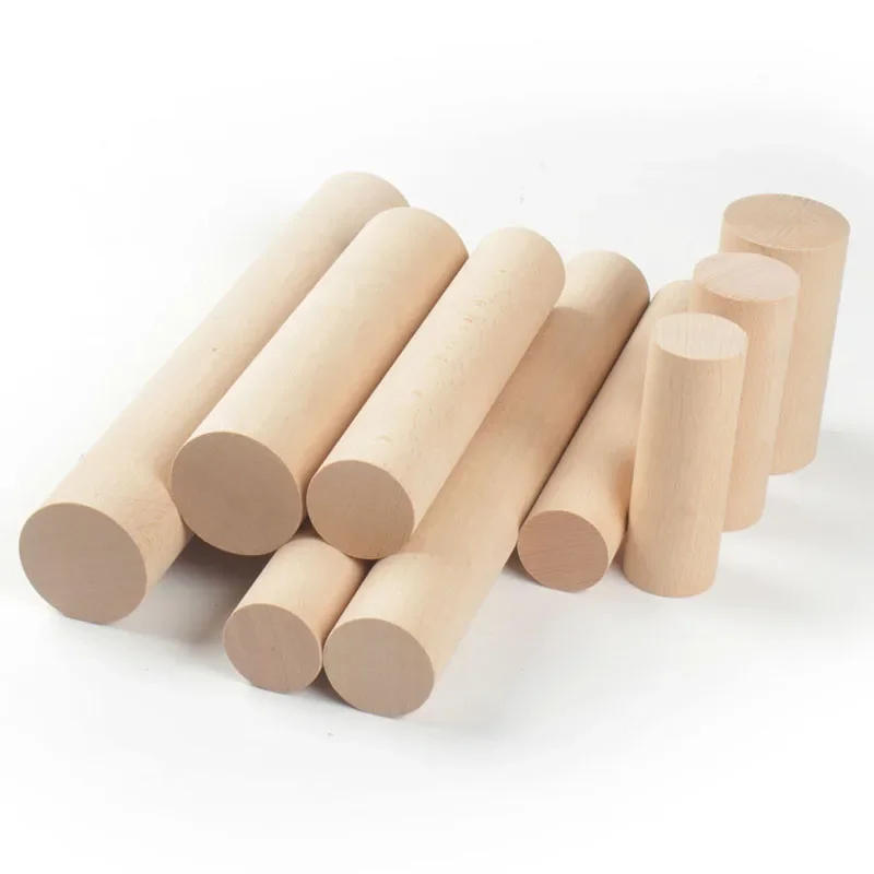 European Beech Dowel Pins wood lumber turning blanks round stick Customized sizes Woodworking DIY Parts