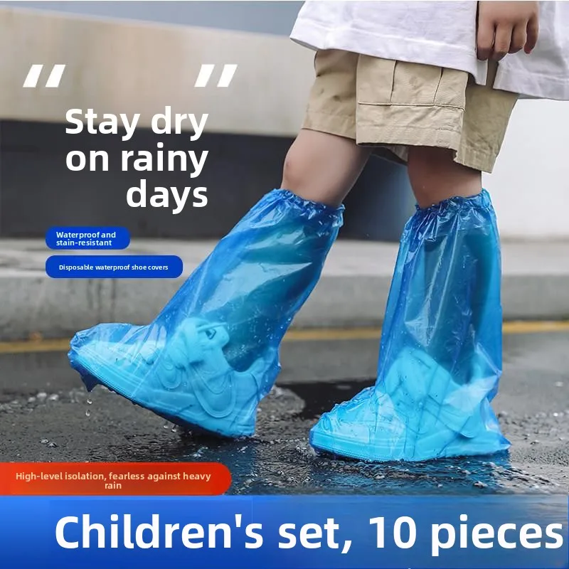 surchaussures-de-pluie-jetables-epaissies-impermeables-et-antiderapantes-pour-enfants-–-protege-chaussures-portables-resistants-a-l'eau-pour-jours-de-pluie