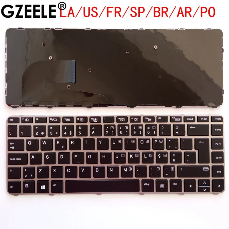 RU/US/FR/SP/BR/AR/PO/UK For HP EliteBook 840 G3/840 G4/848 G3/848 G4/745 G3/745 G4/840r G4 HSTNN-I33C-4/ZBOOK 14u G4 NSK-CY2BV