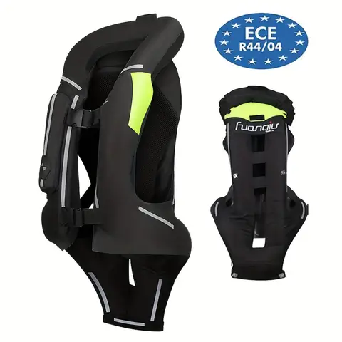 Gilet airbag da moto Giubbotto di salvataggio da uomo Giacca da moto riflettente Air Bag da motocross Gilet da moto protettivo S-3XL