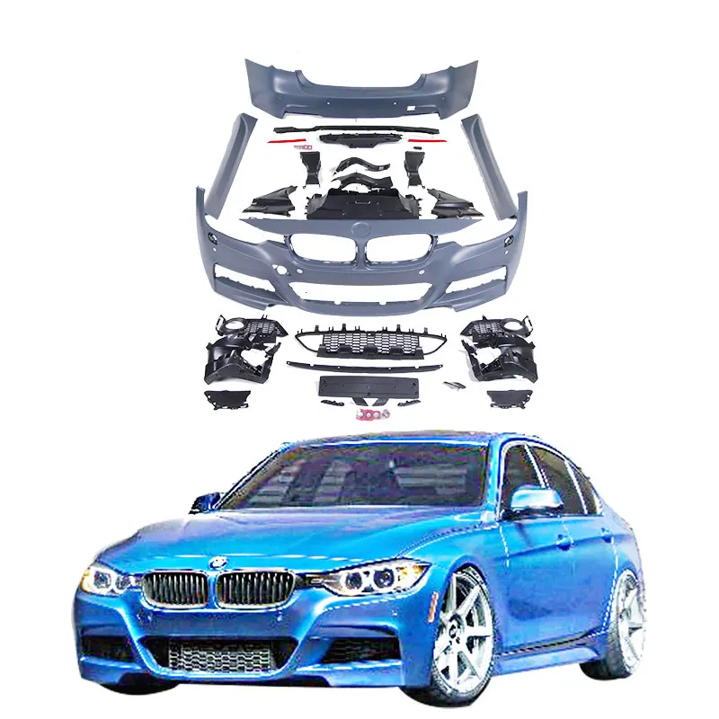 

STLFBM 3S Series 2013-2019y F30 F35 Old Upgrade to MT Sport Style Body Kit Auto Body Parts Car Front Rear Bumper Side Skirt