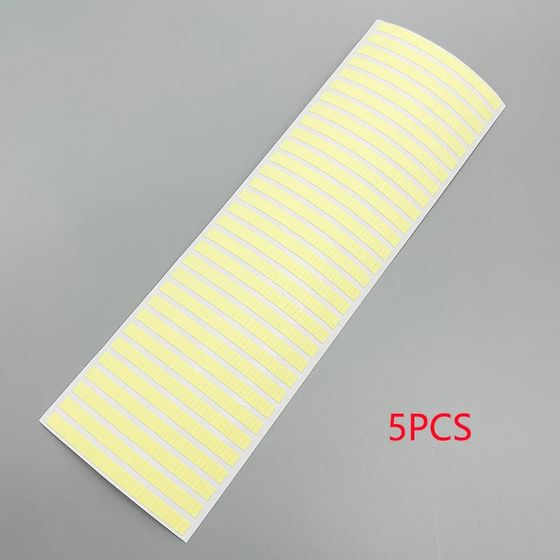 2/5 Blatt Zifferblatt-Aufkleber, doppelseitige Uhrmacher-Klebepunkte, stark haftend, für die Uhrenreparatur, Zifferblatt-Reparatur-Pad, langlebig klebend
