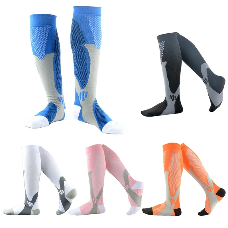 Running Compression Socks Men Women Football Bicycle Natural Hiking Sports Socks Medical Varicose Diabetes Pregnancy Nurse Socks