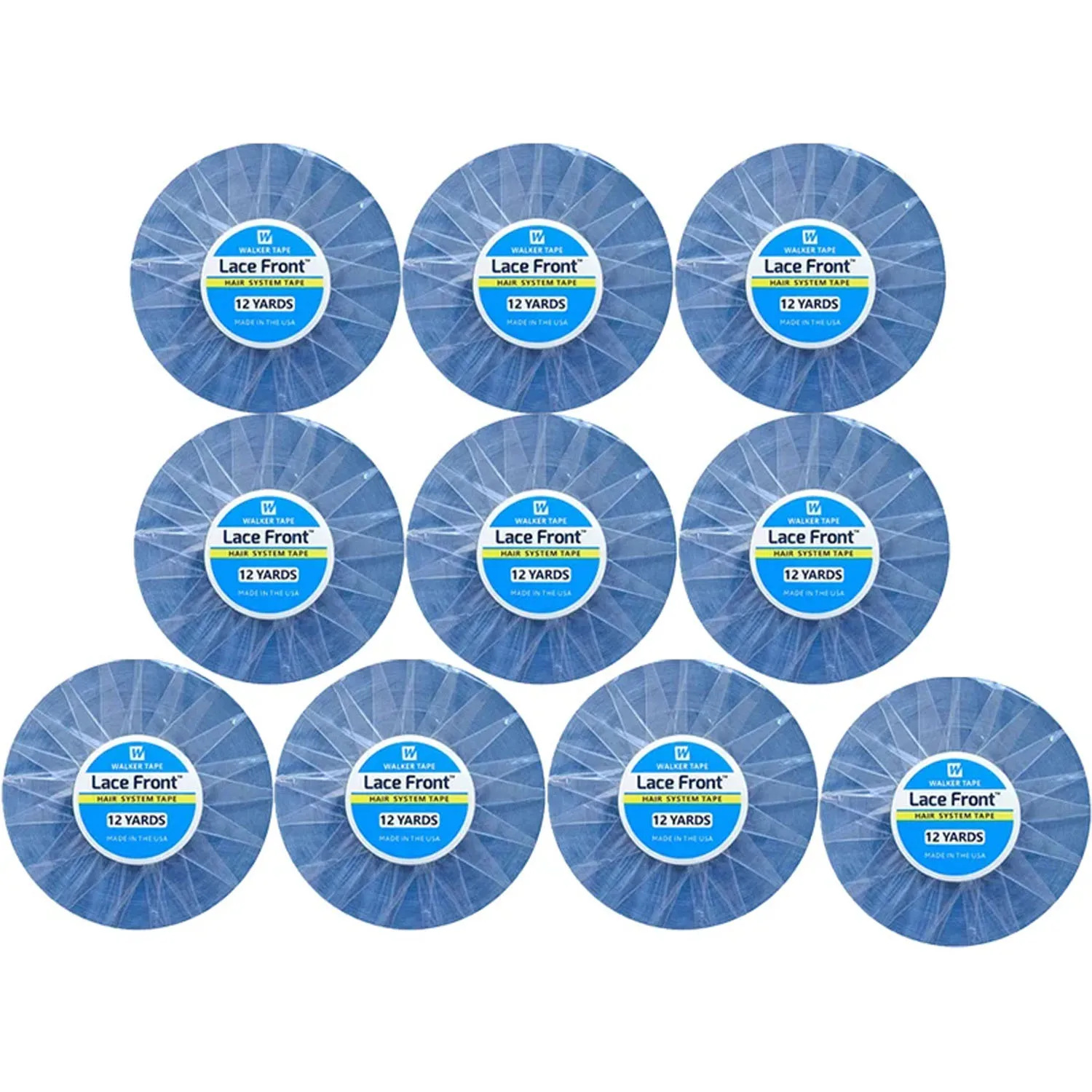 Commercio all'ingrosso 12 yards1.2cm 1/2PCS Sistema di Capelli Nastro Per L'estensione Dei Capelli Nessun Lustro Incollaggio DoubleSided Parrucca Anteriore Del Merletto nastro adesivo