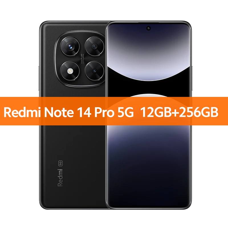 Global Version Redmi Note 14 Pro 5G Xiaomi Smartphone MediaTek Dimensity 7300-Ultra 200MP AI camera NFC 6.67"AMOLED Disply IP68