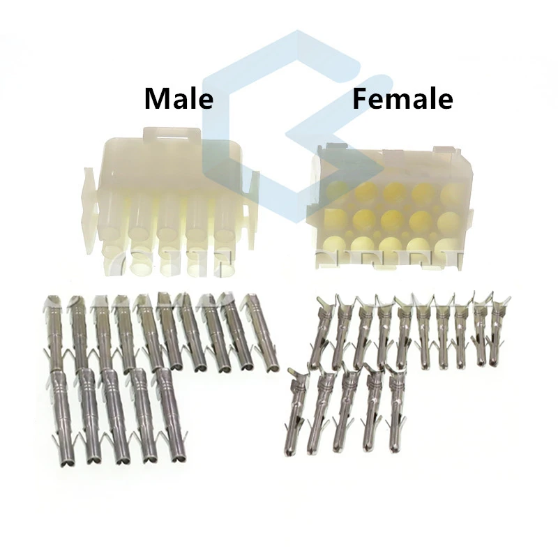 15 Pin 1-480710-0 1-480711-0 Female Male Automotive Plug AC Assembly Car Wire Connector Electrical Socket