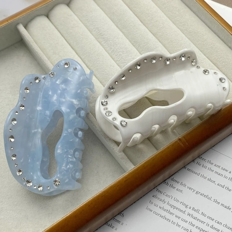 

Новая заколка для волос с кристаллами для женщин, сверкающая заколка со стразами, элегантные текстурированные аксессуары для волос для свадебной вечеринки