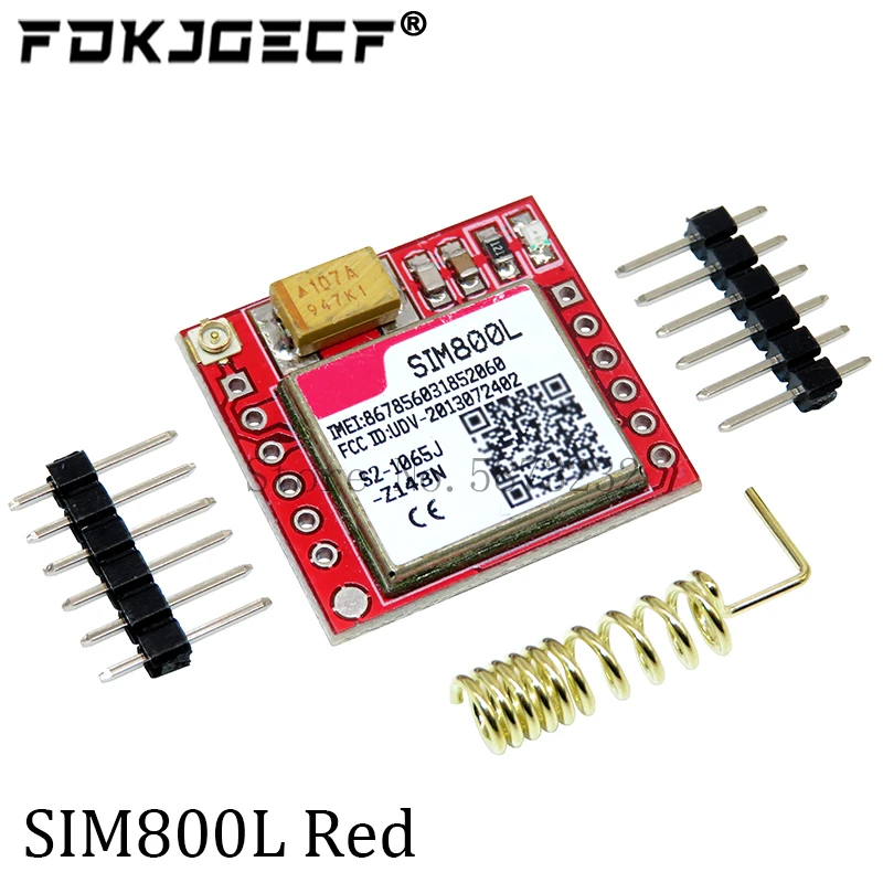 SIM800L GPRS GSM Module Micro SIM Card Core Quad-band TTL Serial Port Antenna PCB Wireless WIFI Board for Arduino Smart Phone