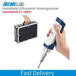 IKEME Mini Portable Handheld Ultrasonic Cell Pulverizer Lab Dispersing Homogenizer Laboratory Homogenizer Ultrasonic Homogenizer