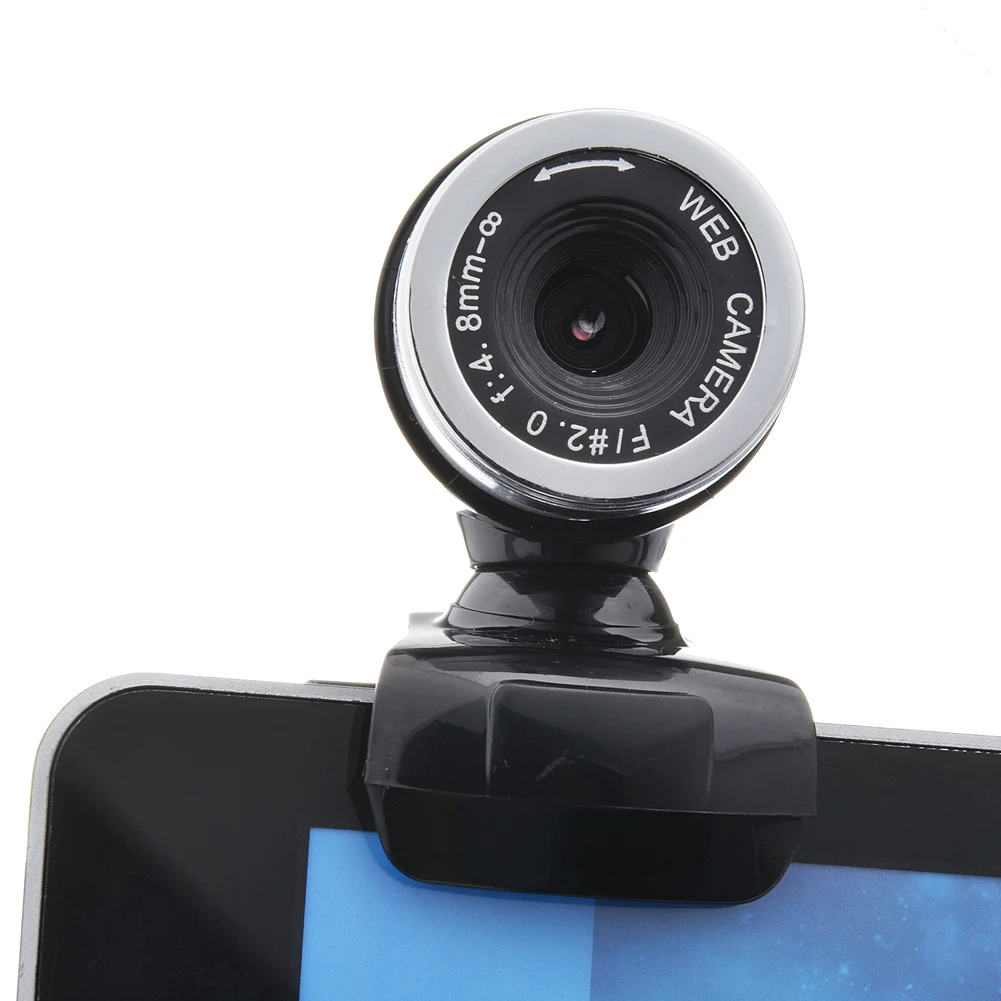 USB Webcam 12.0 MP High Definition Portable New Web Cam Computer Laptop PC 360 Degree Rotatable Clip-on Glass Lens Camera