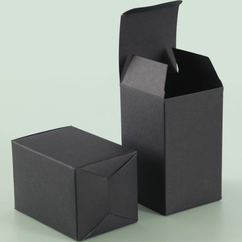 50PCS Folding Small Gift Boxes Cosmetics Paper Box Candle Aromatherapy Candy Party Business Packaging Universa