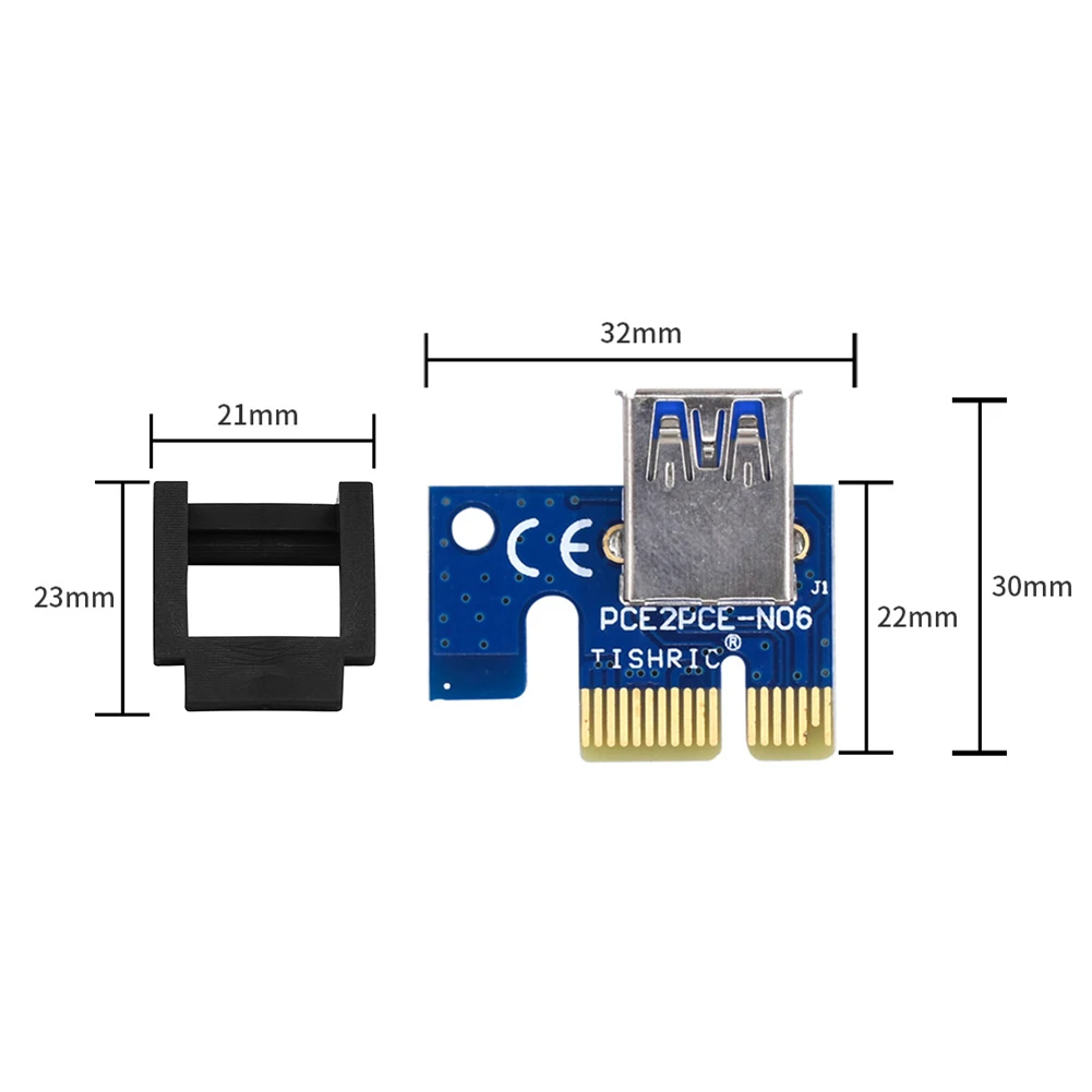 PCI-E Riser Card Retainer para Mineração, Armário de Montagem Vertical, Extensor de Cabo, ETH, BTC, Placa De Vídeo, 1X, 16X, 10Pcs
