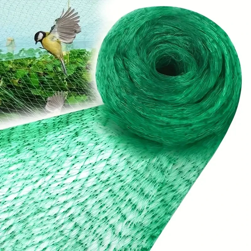 Garden Netting Green Woven Mesh Protect Plants Fruits Flowers Trees Stretch Fencing Durable Net Stops Birds Deer Animals