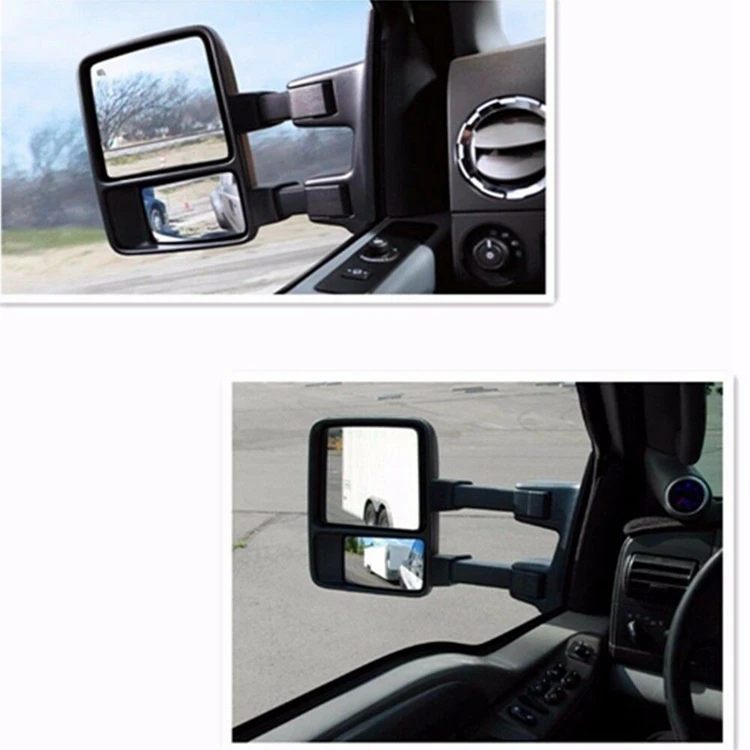 Tow Mirror For 99-07 Ford F250 F550 Super Duty Power Heated Turn Signal Light