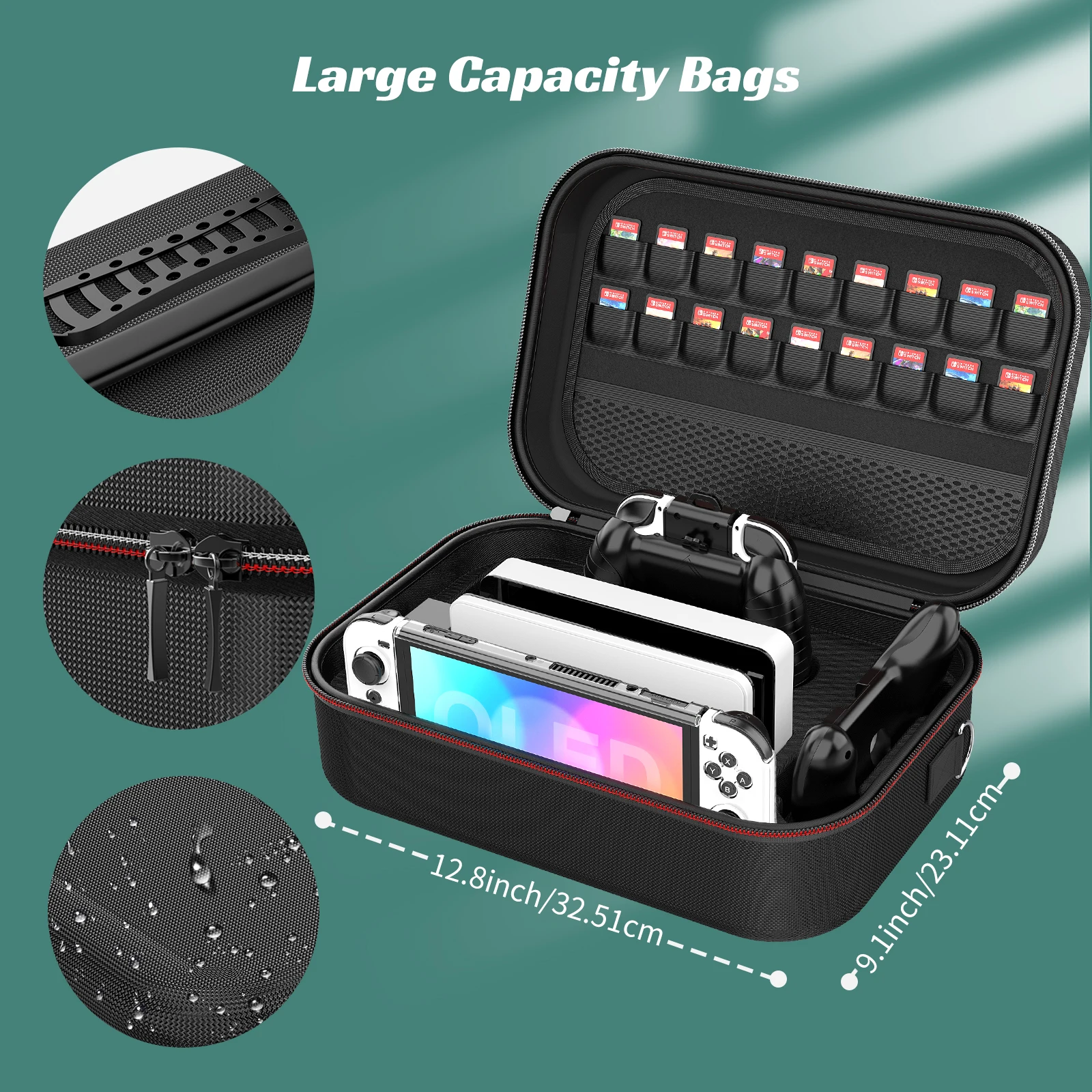28-in-1 voor Switch OLED extra - Men Accessories Kit Bag recensie en prijs