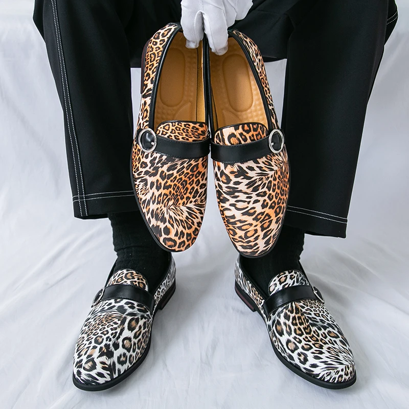 

Men Shoes Casual Business Loafers Men One-foot Lightweight and Comfortable Office Fashion Travel Shoes Social Shoes Men