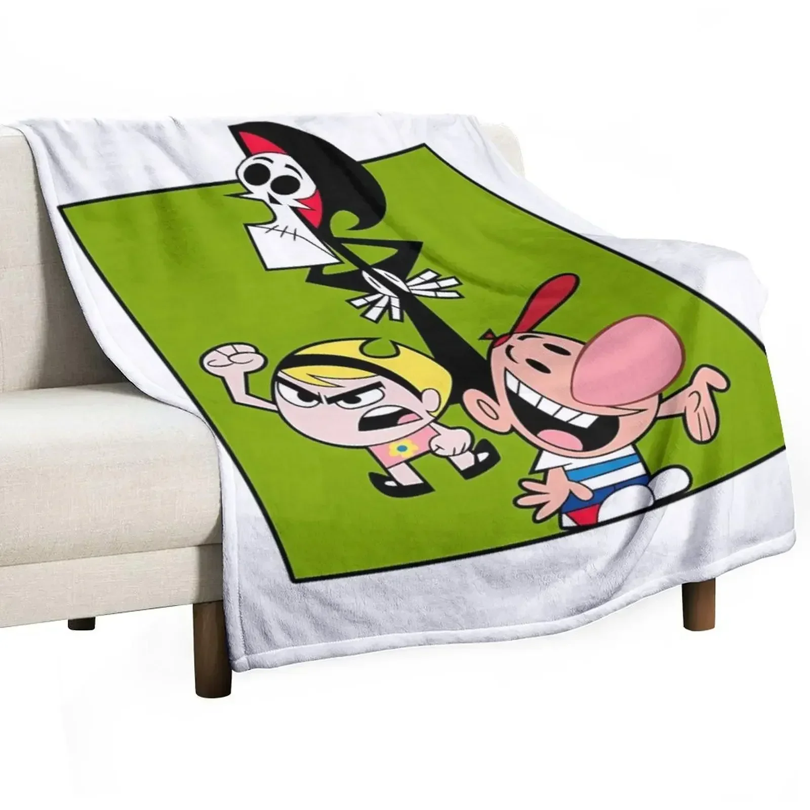 

Одеяло The Grim Adventures of Billy & Mandy, рождественское украшение для ребенка, тонкие одеяла