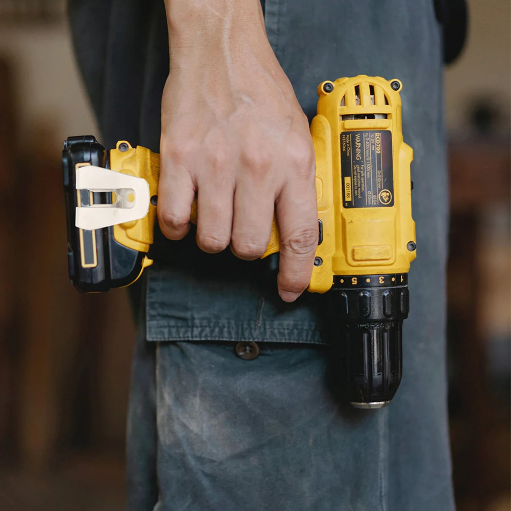 

8 шт., металлический зажим для ремня, сменный прочный крючок для дрели, электроинструмент, пряжка для талии, оборудование