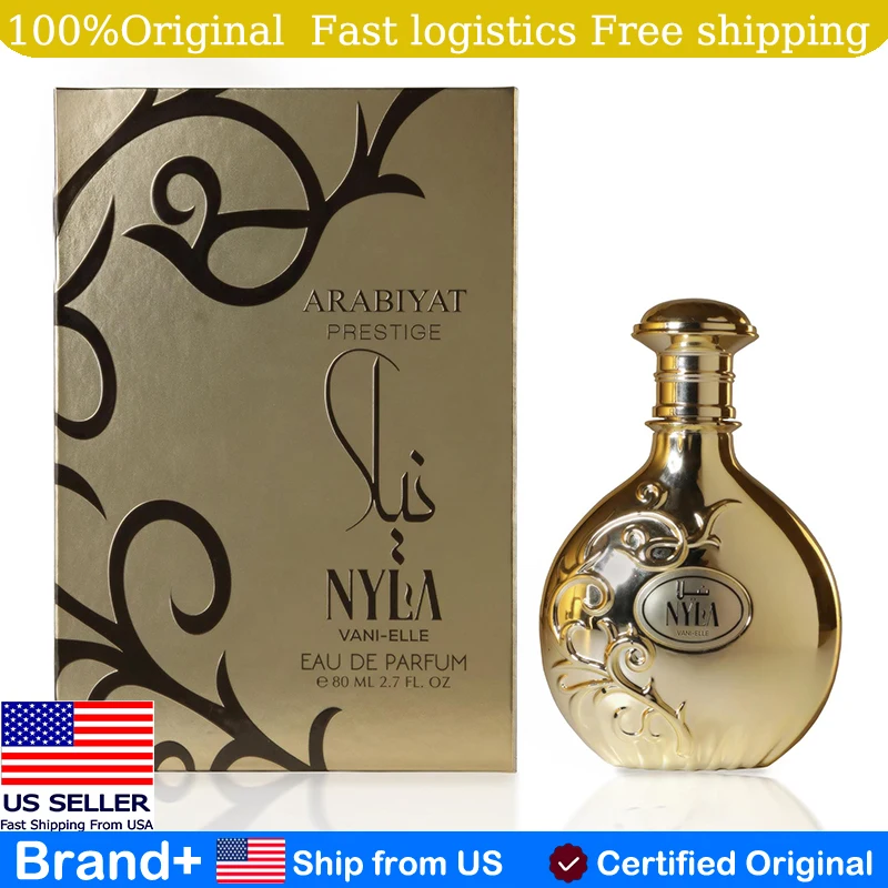 

Nyla Vani-Elle Eau De Parfum Fragrance with Vanilla Jasmine 2.7 Fl. Oz Long Lasting Fragrance Cologne Hair and Body Spray