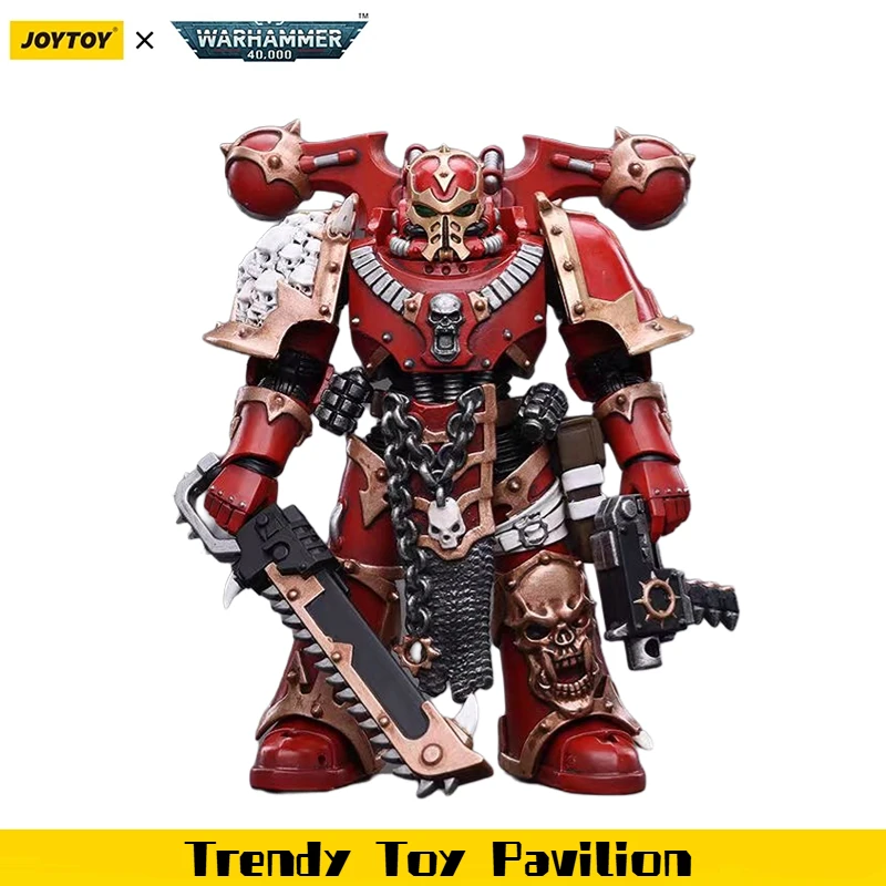 

【JOYTOY】Warhammer 40K Chaos Space Marines Crimson Slaughter Brother Maganar1/18 Фигурка Игрушки