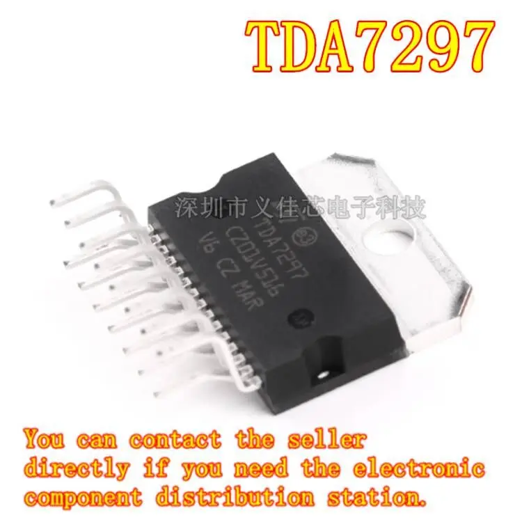 

2PCS Authentic TDA7297 ZIP-15 Audio Power Amplifier IC Chip 6.5-18V Audio Power Amplifier IC