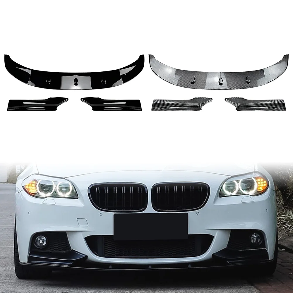 

Car Front Bumper Lip Chin Spoiler Trim Side Splitter For BMW 5 Series F10 F11 M Sport 2011 2012 2013 2014 2015 2016 2017