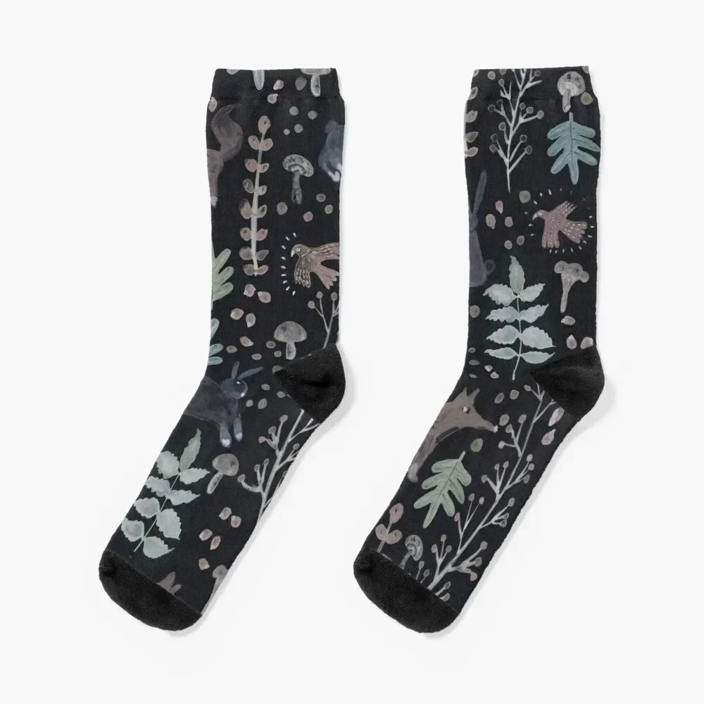 

Fall Nature Pattern Socks funny gift retro Luxury Woman Socks Men's