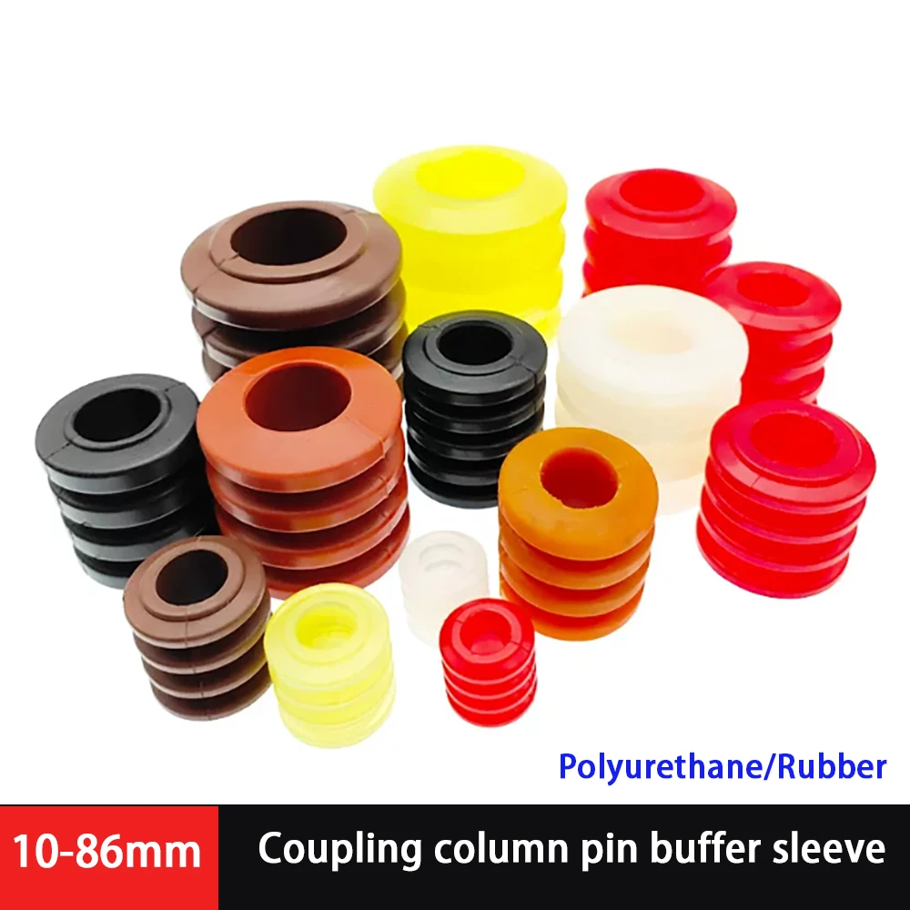 1Pcs Coupling Buffer Pad Column Pin Rubber Sleeve Polyurethane Rubber Cow Tendon Four Connected Elastic Column Shock Absorber