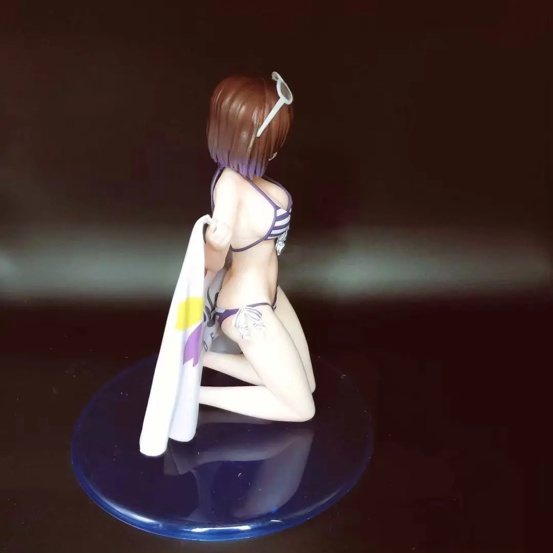 17 cm Katou Megumi kniende Position im Badeanzug Anime Mädchen Figur Modell Statue Jungen Sammlung Desktop Dekoration Ornament Spielzeug