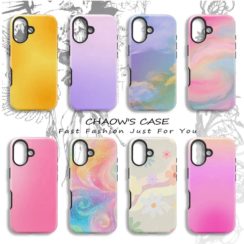 Cloud Sky Phone Case for Samsung Galaxy S20 S23 S24 S25 S26 FE Plus Ultra Edge 4G 5G Luxury Double-layer Cover