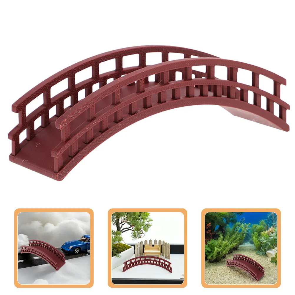 Mini Arch Bridge Sturdy Craftsmanship for Micro Landscape Bonsai Rockery Plant Pot Decor Miniature Craft Accessories