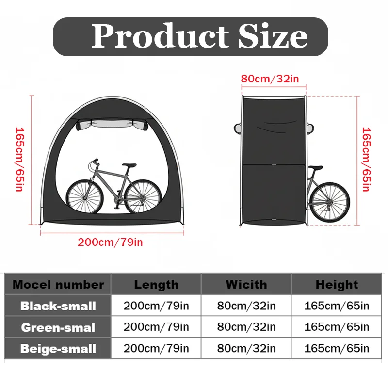 1-2 Bikes Bike Storage Tent for Outdoor Events, Bicycle Shelter, Portable Foldable Shed