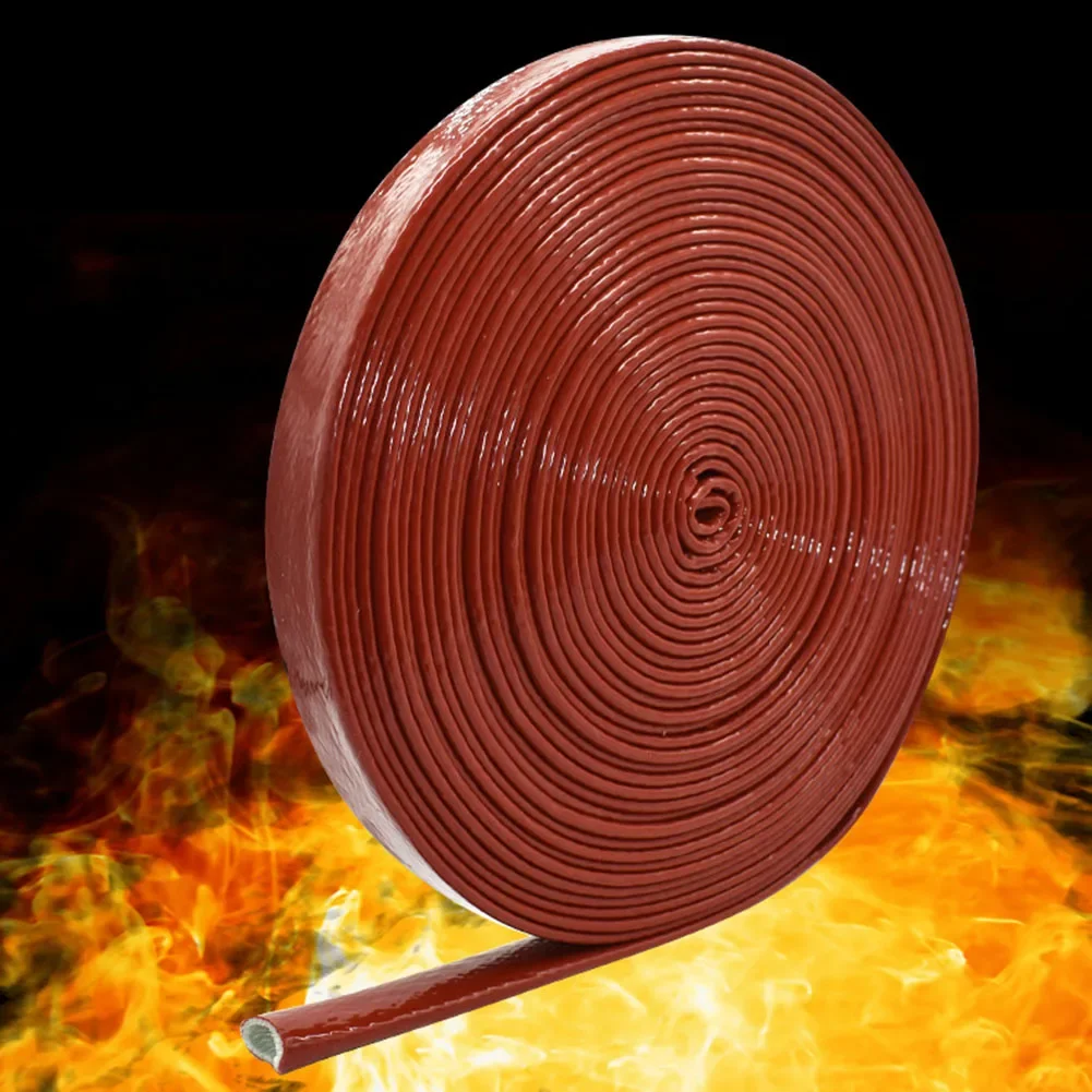 Alternative To Hazardous Products Cable Sleeve Hazardous Products High Temperature Casing Iron Oxide Red Silicone OEM Number