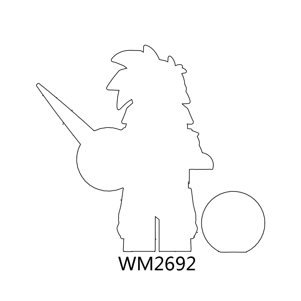 WM6180 Figurki anime Klocki konstrukcyjne Zabawka WM2690 WM2691 WM2692 WM2693 WM2694 WM2695 WM2696 WM2697